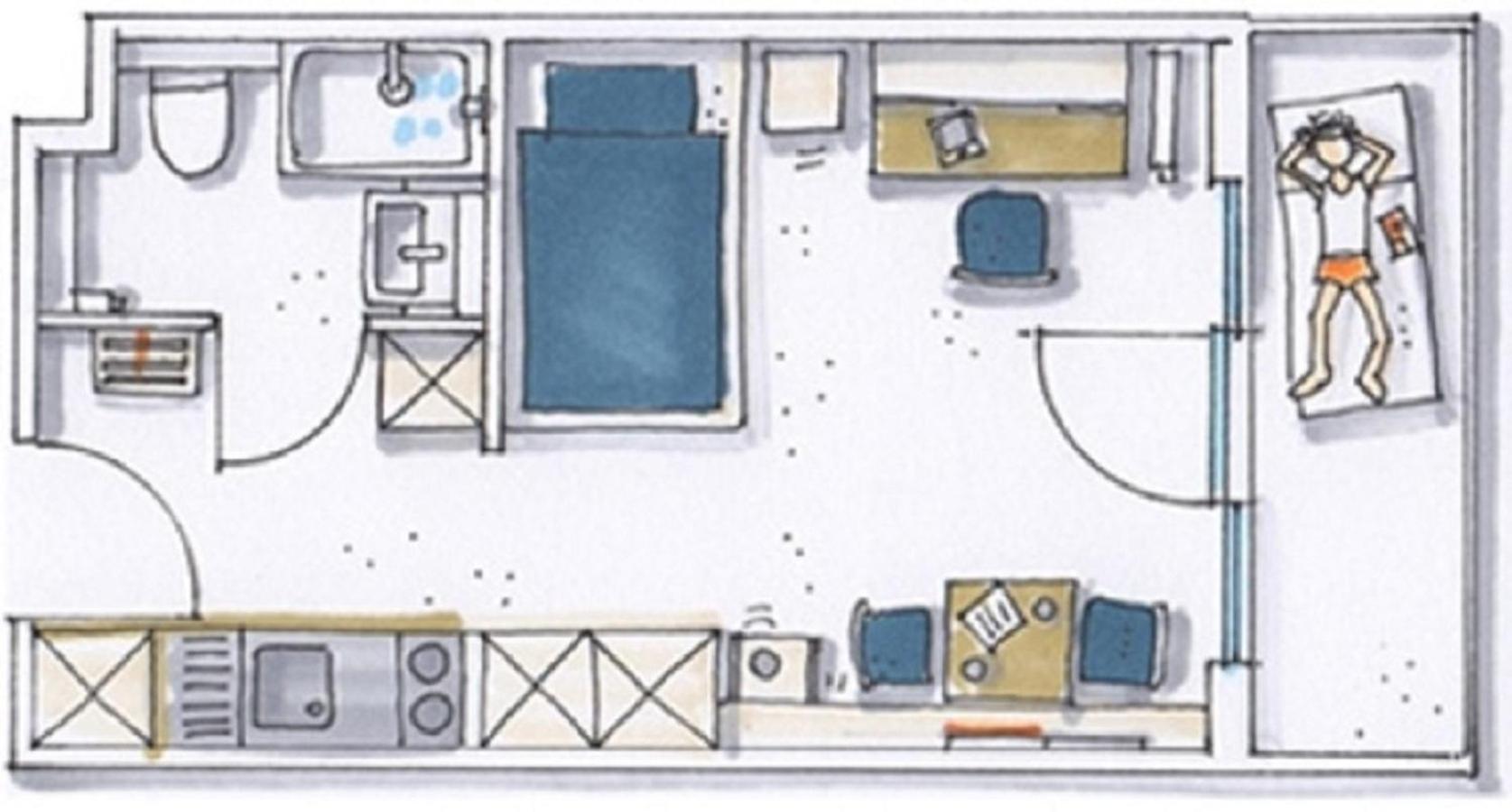 베를린 Spreepolis Boardinghaus 아파트 호텔 객실 사진